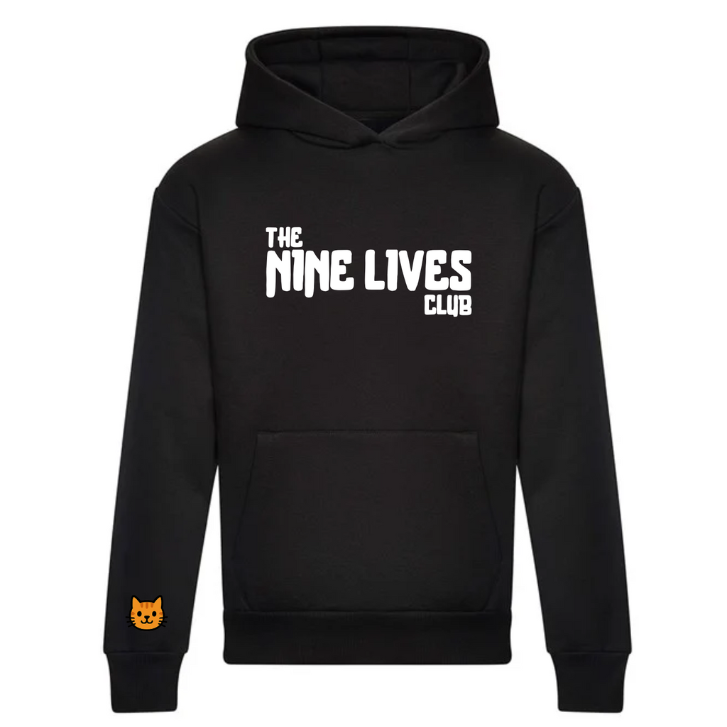 ALFIE - BLACK PRINTED HOODIE