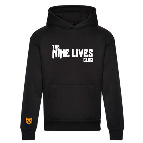 ALFIE - BLACK PRINTED HOODIE