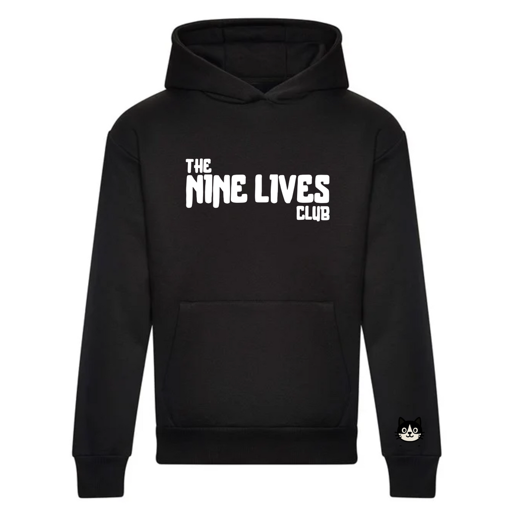 CUSTOM DUO - BLACK PRINTED HOODIE
