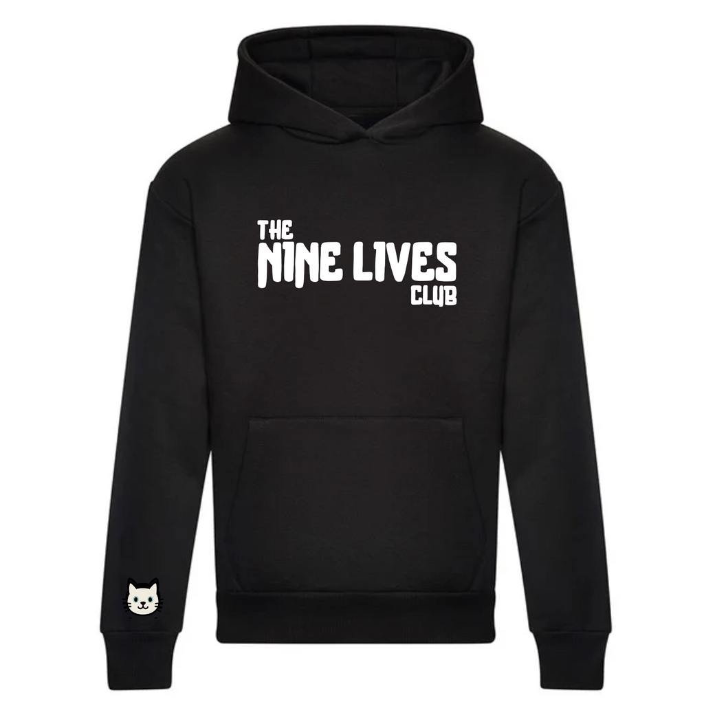 CUSTOM DUO - BLACK PRINTED HOODIE