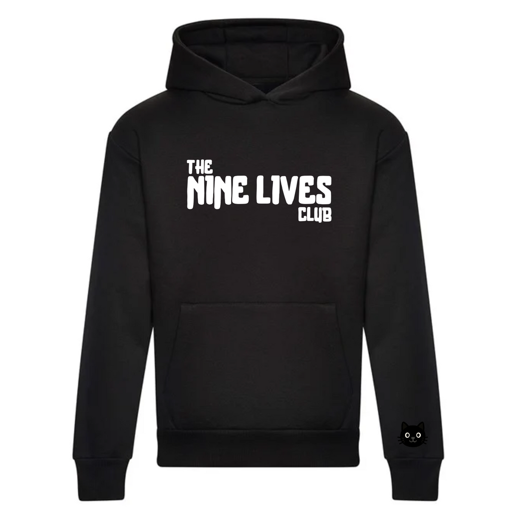 CUSTOM DUO - BLACK PRINTED HOODIE