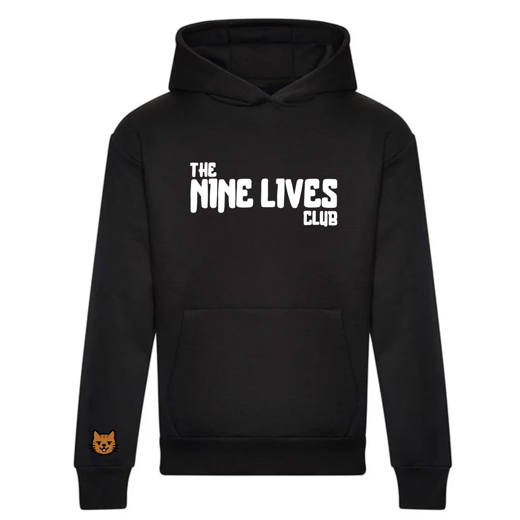 CUSTOM DUO - BLACK PRINTED HOODIE