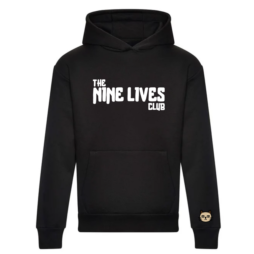 CUSTOM DUO - BLACK PRINTED HOODIE