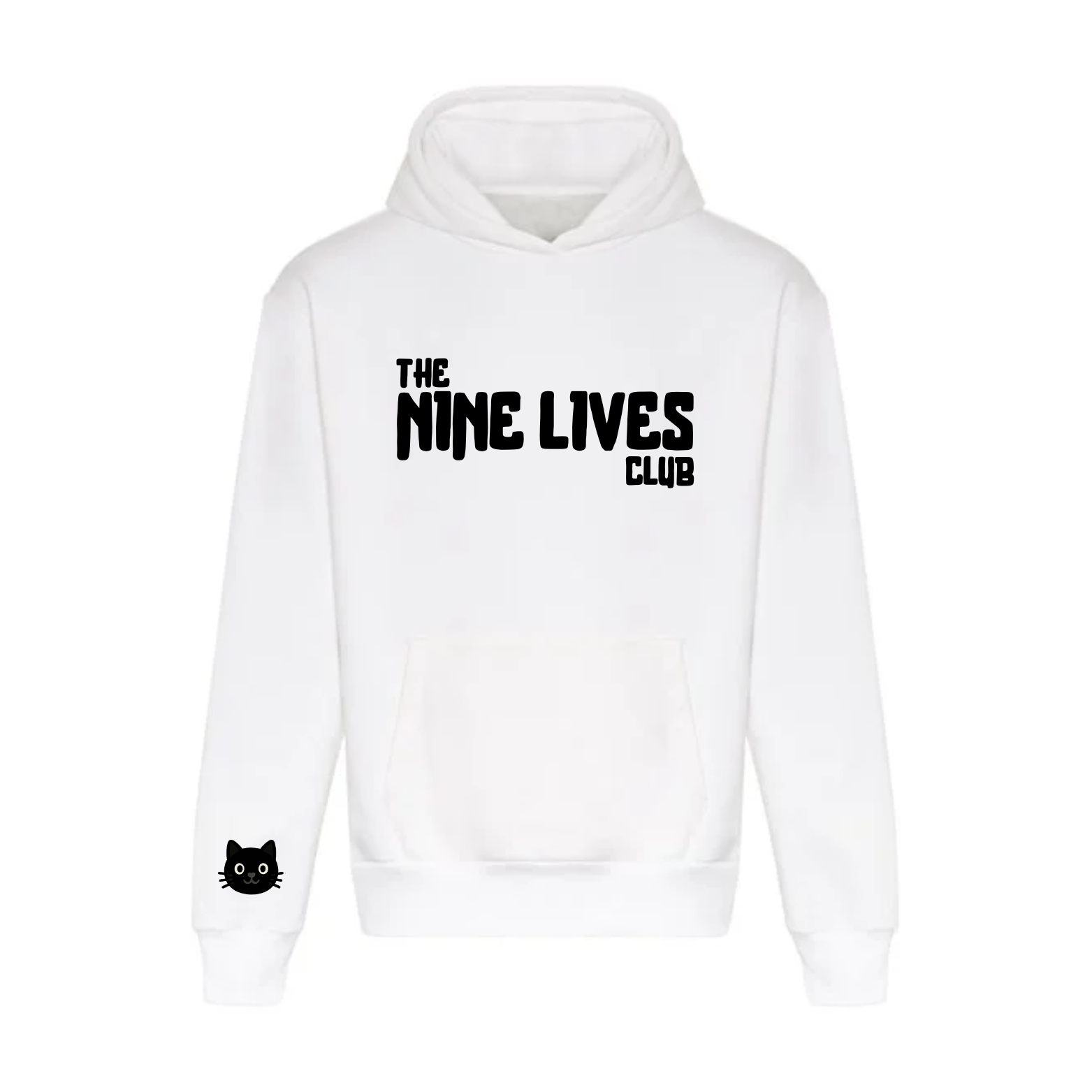 CUSTOM DUO - WHITE PRINTED HOODIE