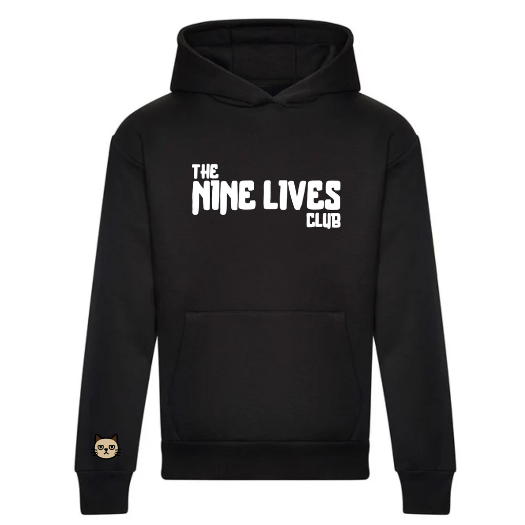 CUSTOM DUO - BLACK PRINTED HOODIE