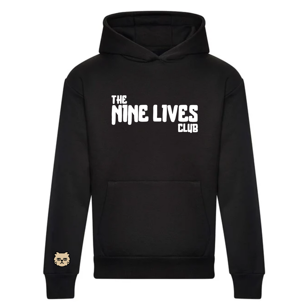 CUSTOM DUO - BLACK PRINTED HOODIE