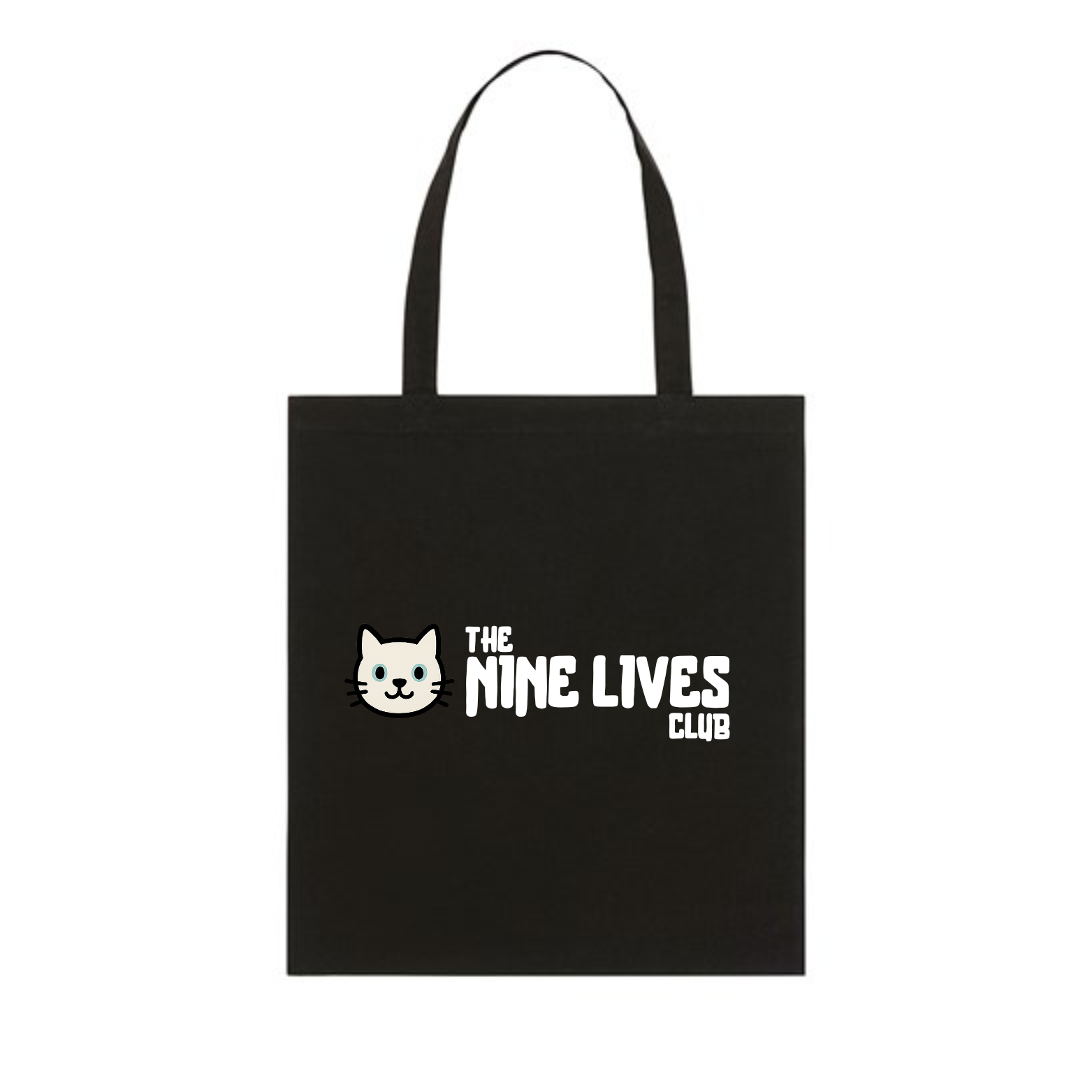 JASPER - BLACK PRINTED TOTE BAG