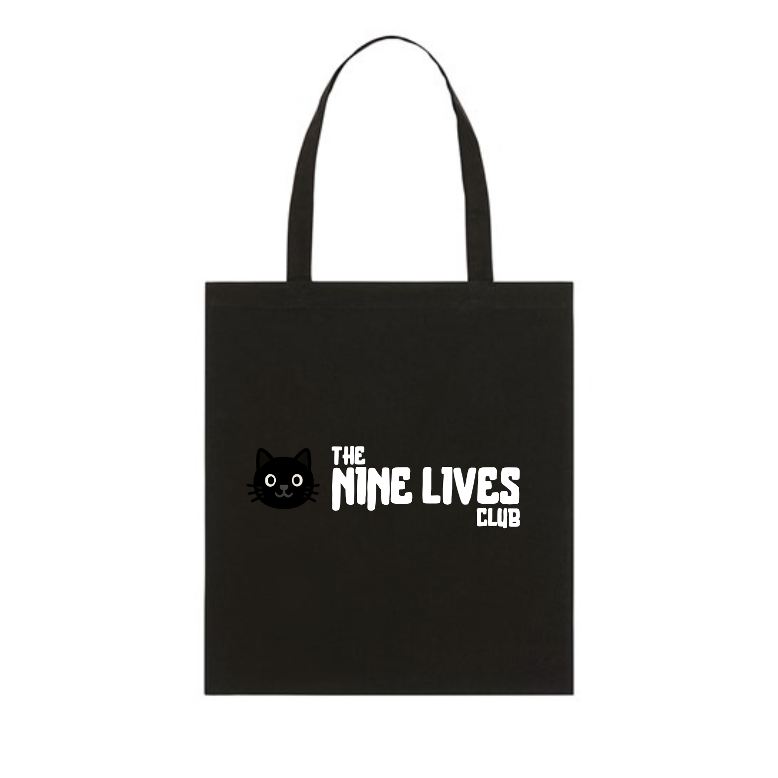 HARRY - BLACK PRINTED TOTE BAG