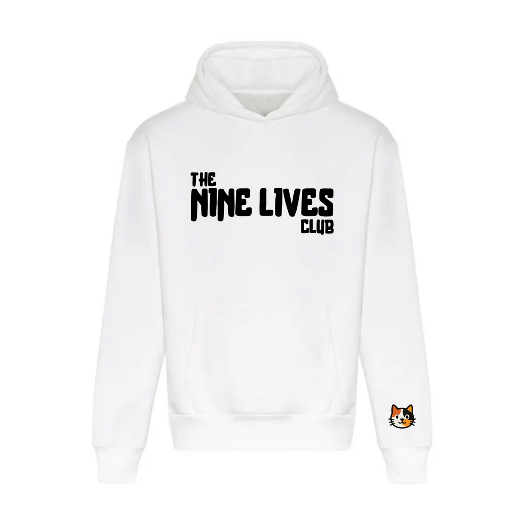CUSTOM DUO - WHITE PRINTED HOODIE