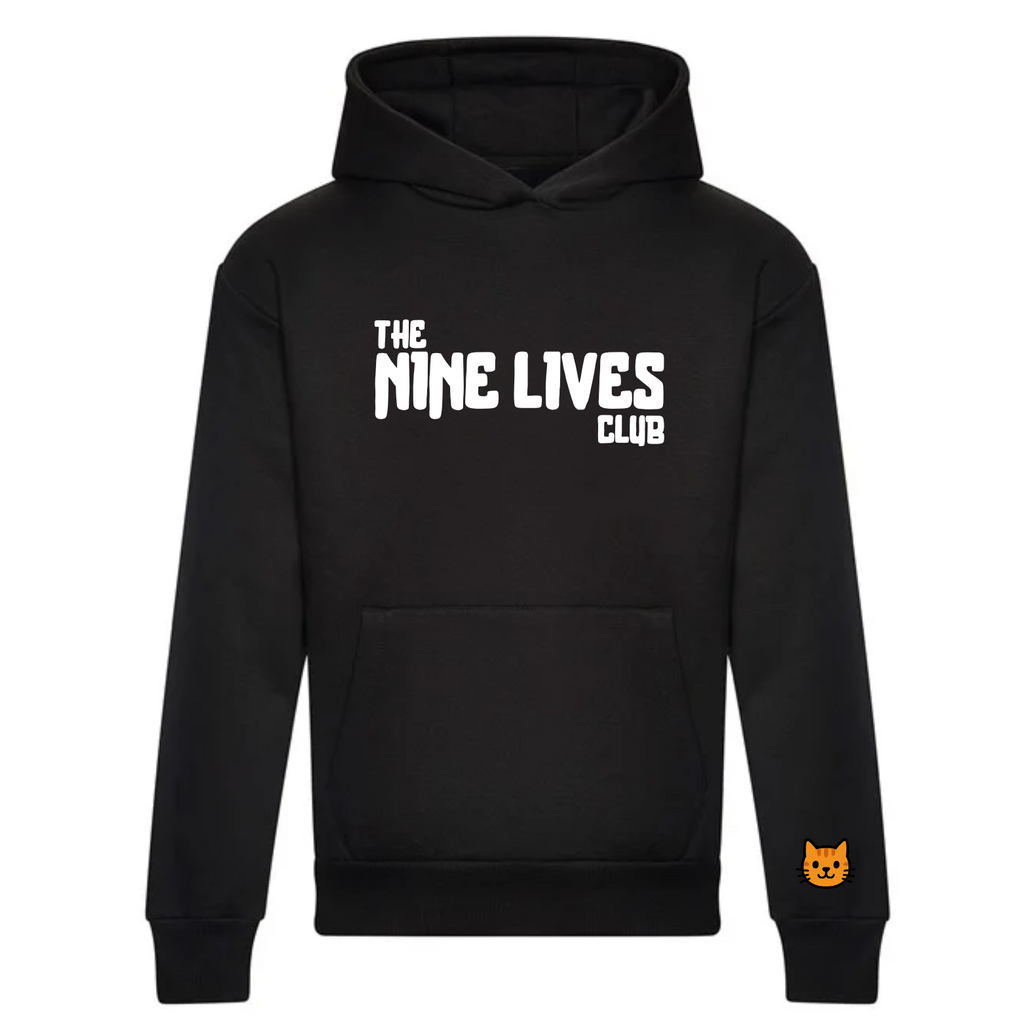 ALFIE - BLACK PRINTED HOODIE