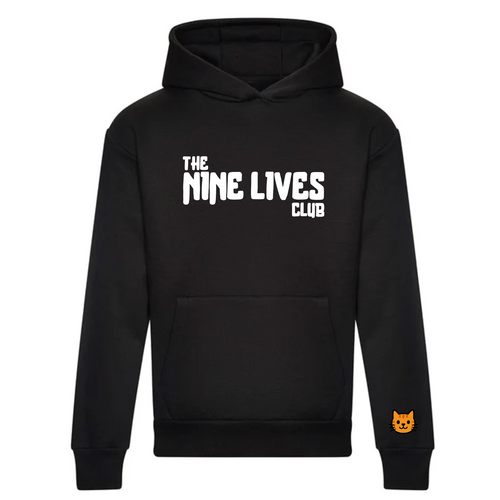 ALFIE - BLACK PRINTED HOODIE