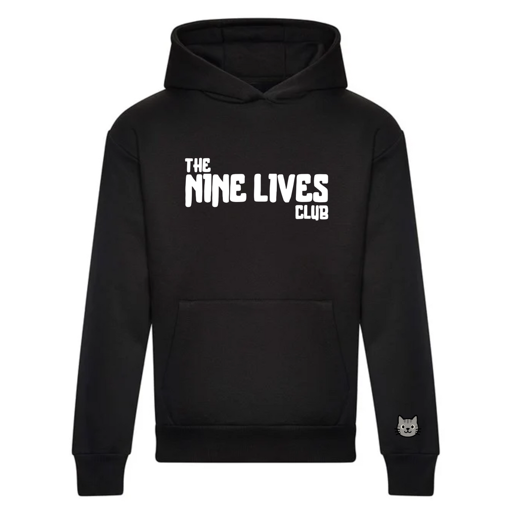 CUSTOM DUO - BLACK PRINTED HOODIE