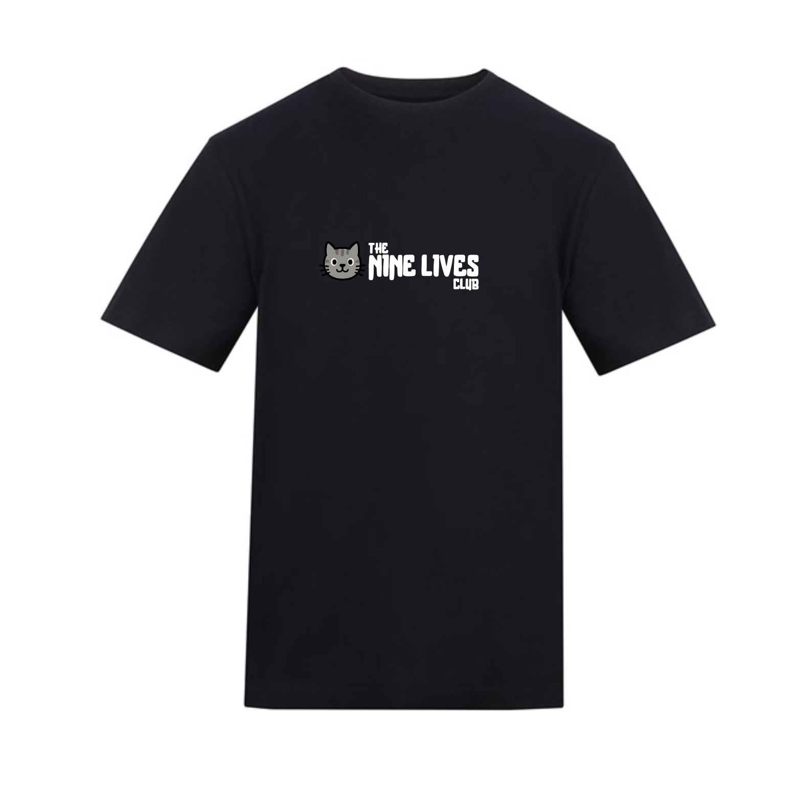 LUNA - BLACK PRINTED TEE