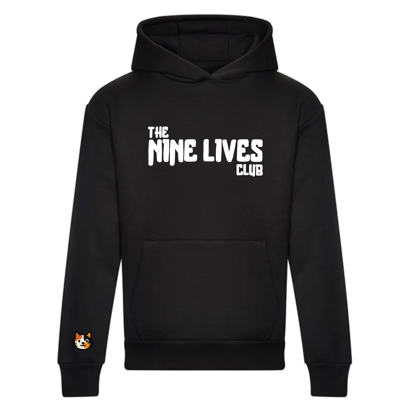 CUSTOM DUO - BLACK PRINTED HOODIE
